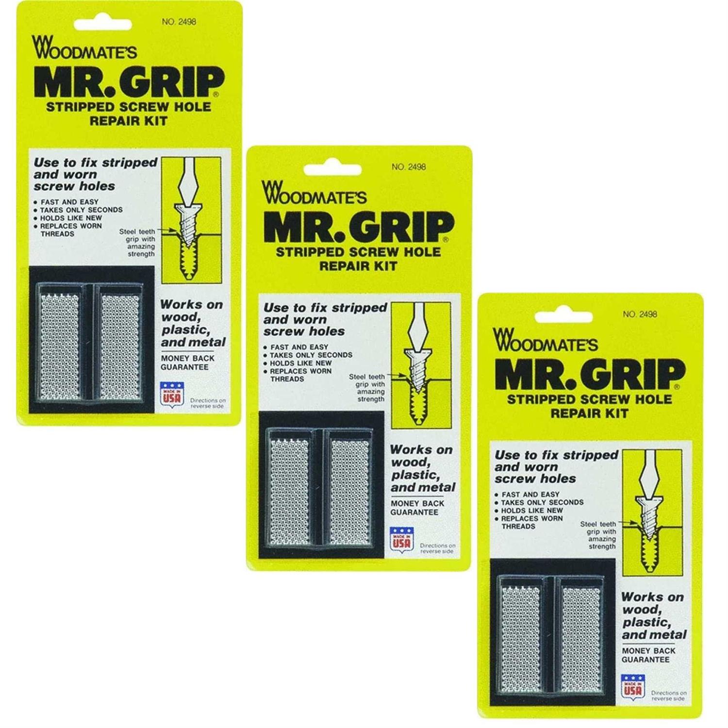 Woodmate 2498 Mr Grip Screw Hole Repair Kit - Inhomebuy