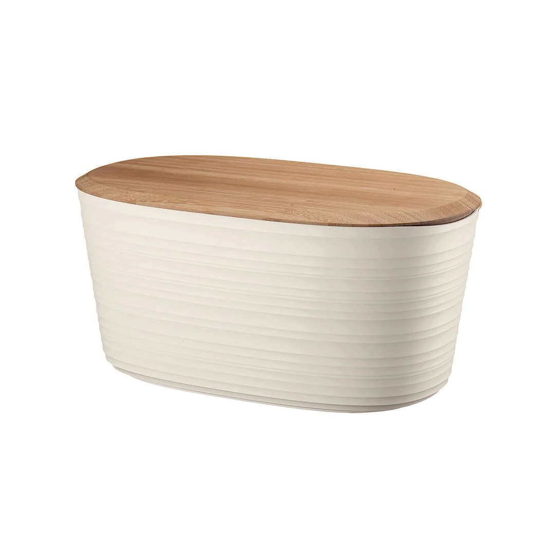 Bread Bin Tierra White Milk - Inhomebuy
