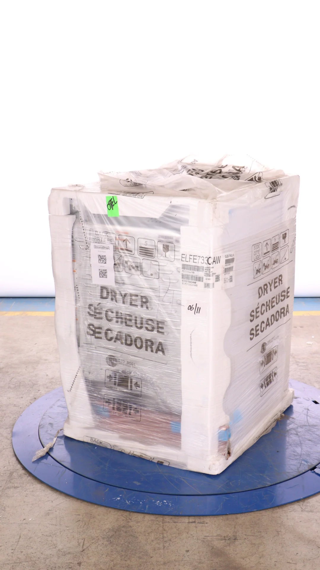 ELECTROLUX 3 SERIES 27 IN. 8.0 CU FT. WHITE ELECTRIC FRONT LOAD DRYER WITH LUXCARE LINT SHIELD - ELFE733CAW - Inhomebuy