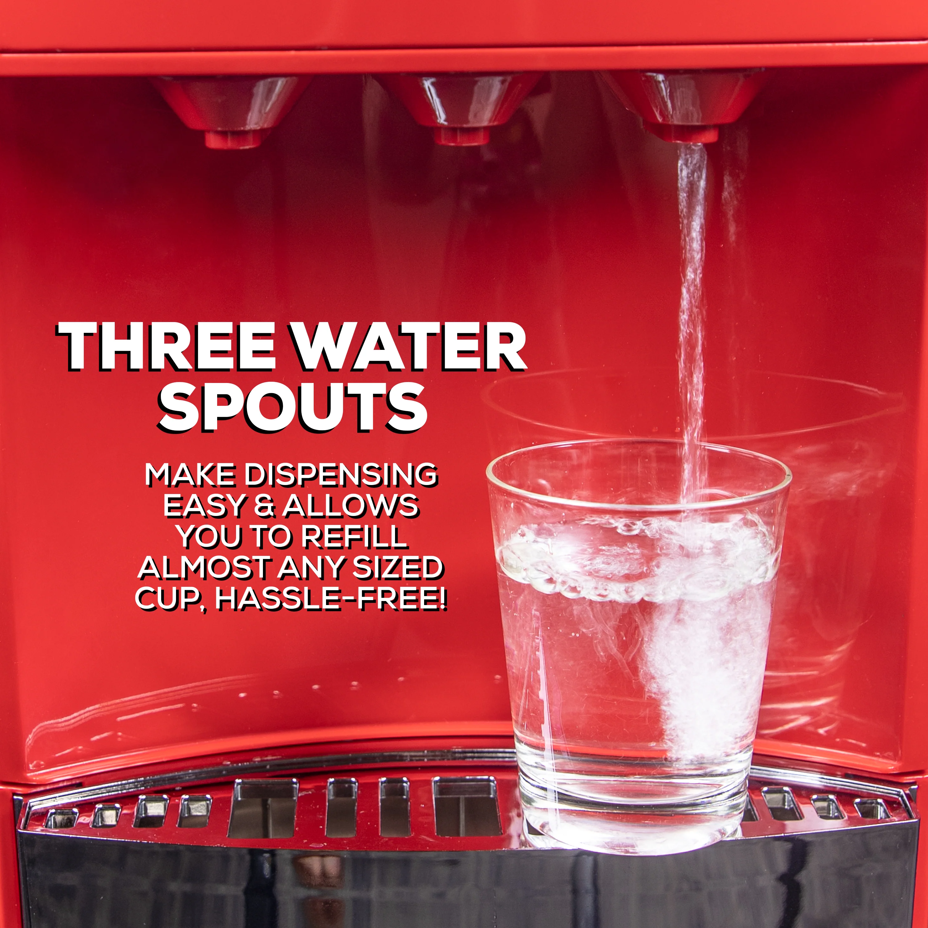 Igloo Retro Water Cooler, Retro Red - Inhomebuy