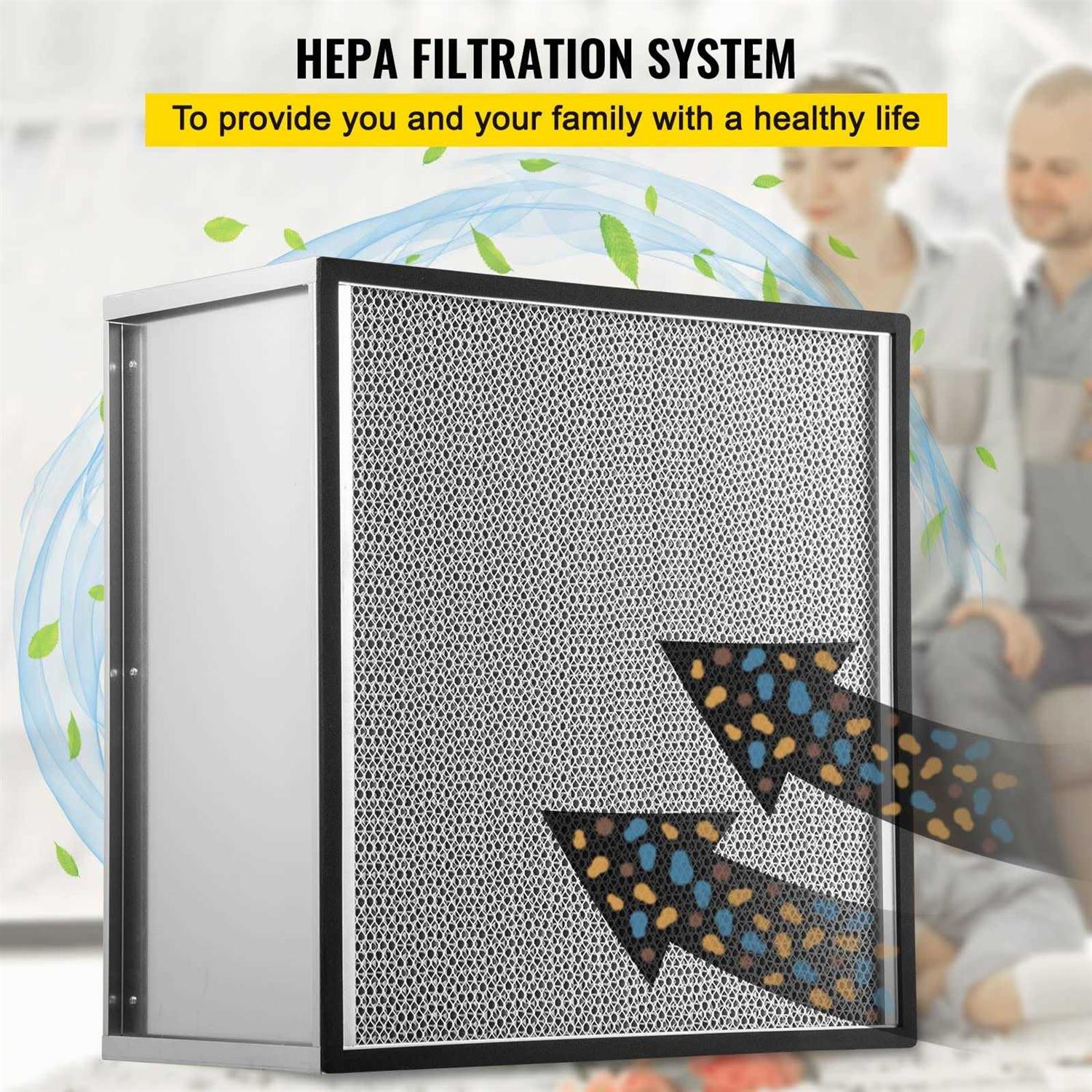VEVOR Filter Replacement 24” x 24” x 11.5” AC Filter Hepa Pleated Air Filter - Inhomebuy