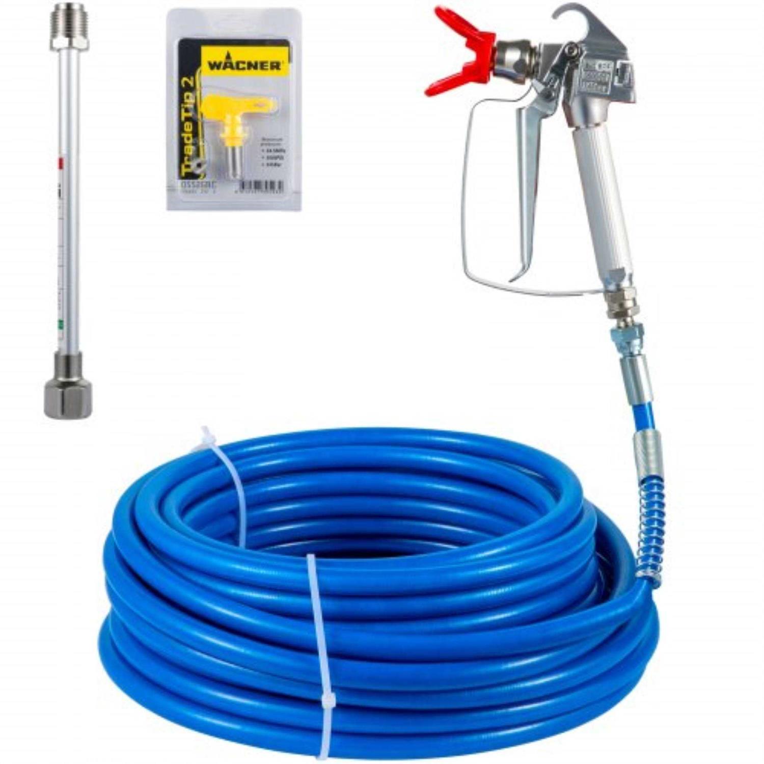 VEVOR Airless Paint Spray Hose Kit 50ft 1/4 Swivel Joint 3600psi with 517 Tip - Inhomebuy