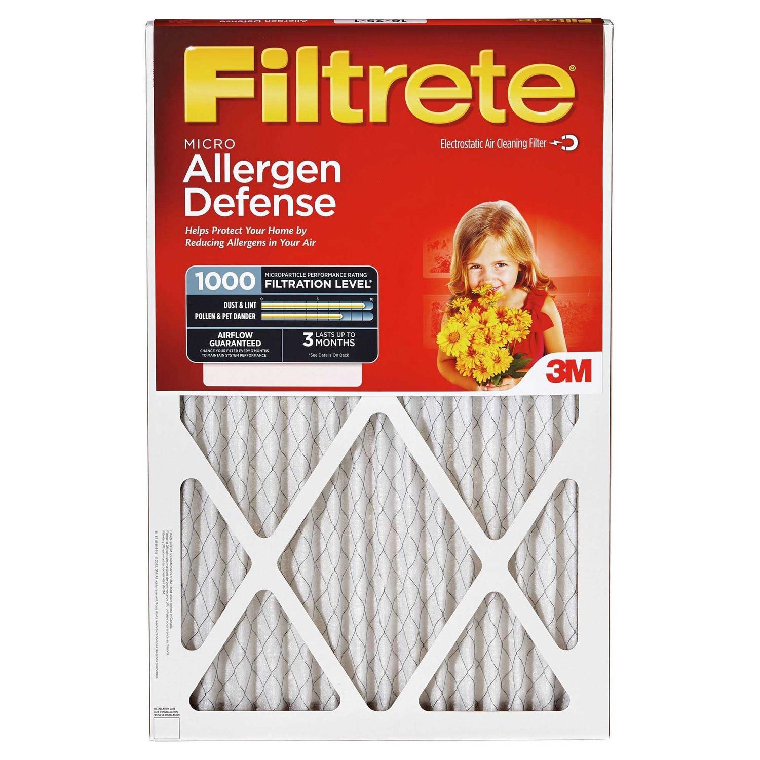 Filtrete AL16-4 Air Filter 16 in L 16 in W - Inhomebuy