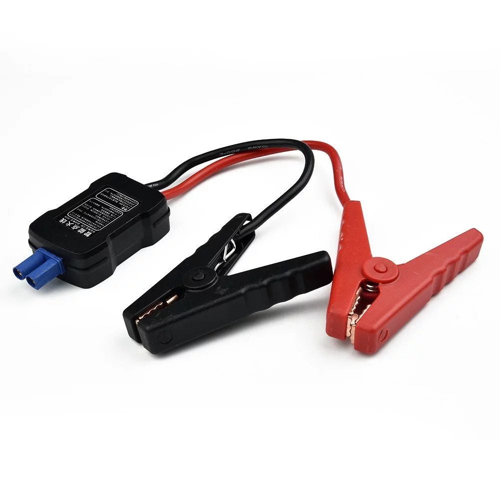 Car Jump Starter Booster Cable Battery Alligator Clamp LED Indicator - Inhomebuy