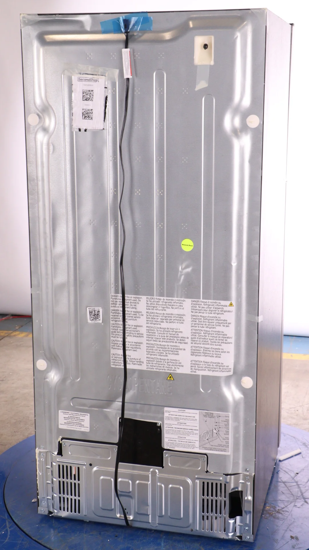 FRIGIDAIRE GALLERY 30 IN. 20.0 CU. FT. STAINLESS STEEL TOP FREEZER REFRIGERATOR - FGHT2055VF - Inhomebuy