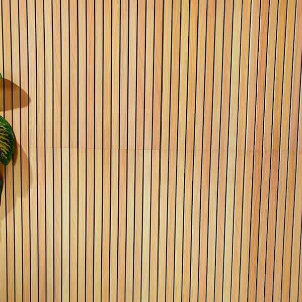 Dundee Deco Brown Faux Wood Styrofoam 3D Decorative Wall - Inhomebuy