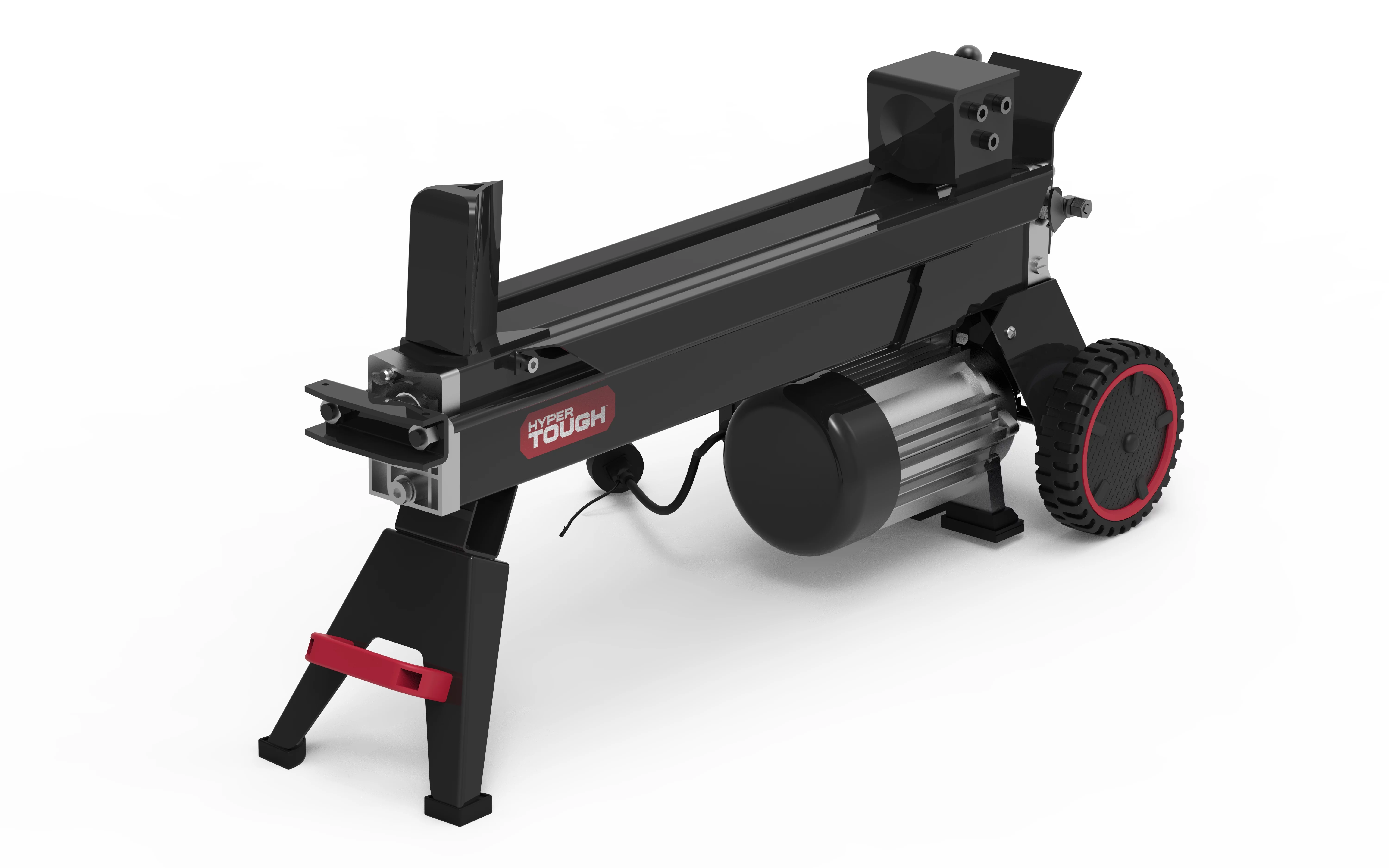 Hyper Tough 5 Ton Log Splitter, 15-Amp Induction Motor with Hydraulic Ram, Horizontal use with Vertical storage - Inhomebuy