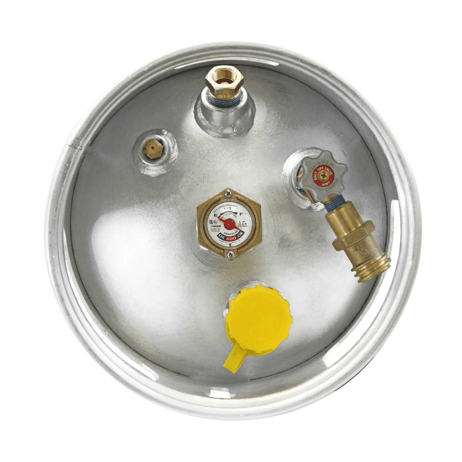 Flame King 30lb Propane Tank Lp Cylinder with OPD & Gauge - Inhomebuy