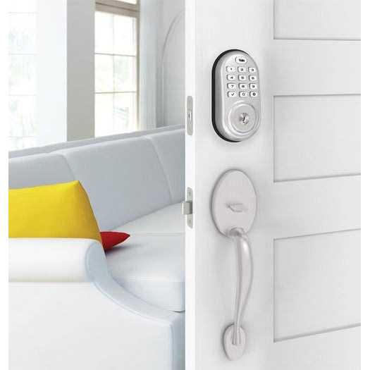 Yale Assure Lock Push Button Deadbolt with Z-Wave YRD216ZW210BP - Inhomebuy