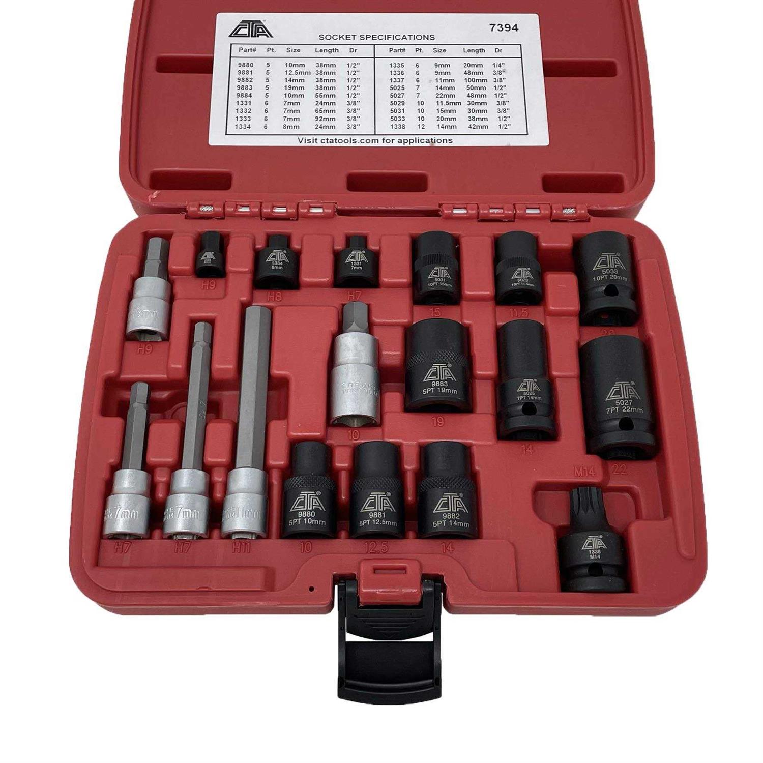 CTA 7307 7 Pc. Flip Socket Set - Inhomebuy