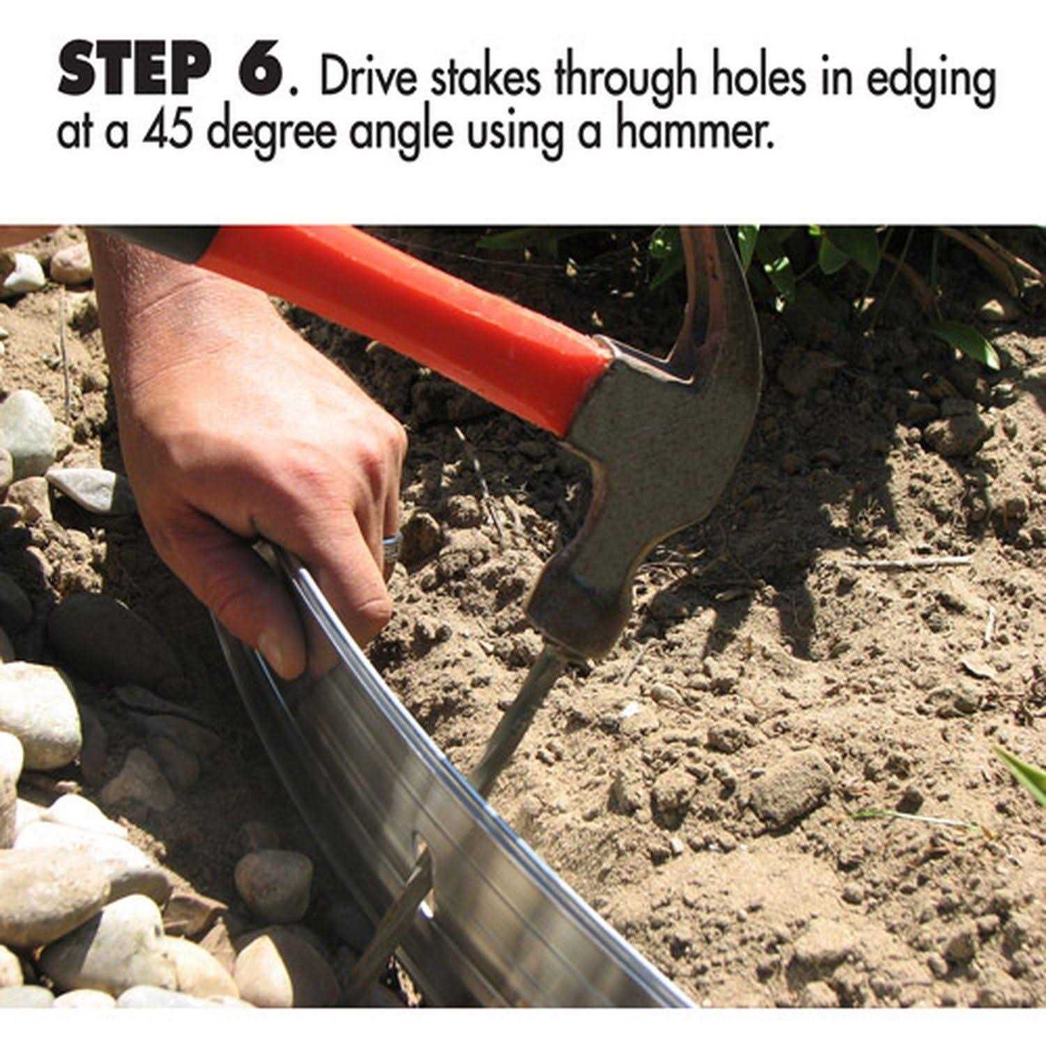 EasyFlex 60′ No-Dig Black Plastic Landscape Edging Roll - Inhomebuy