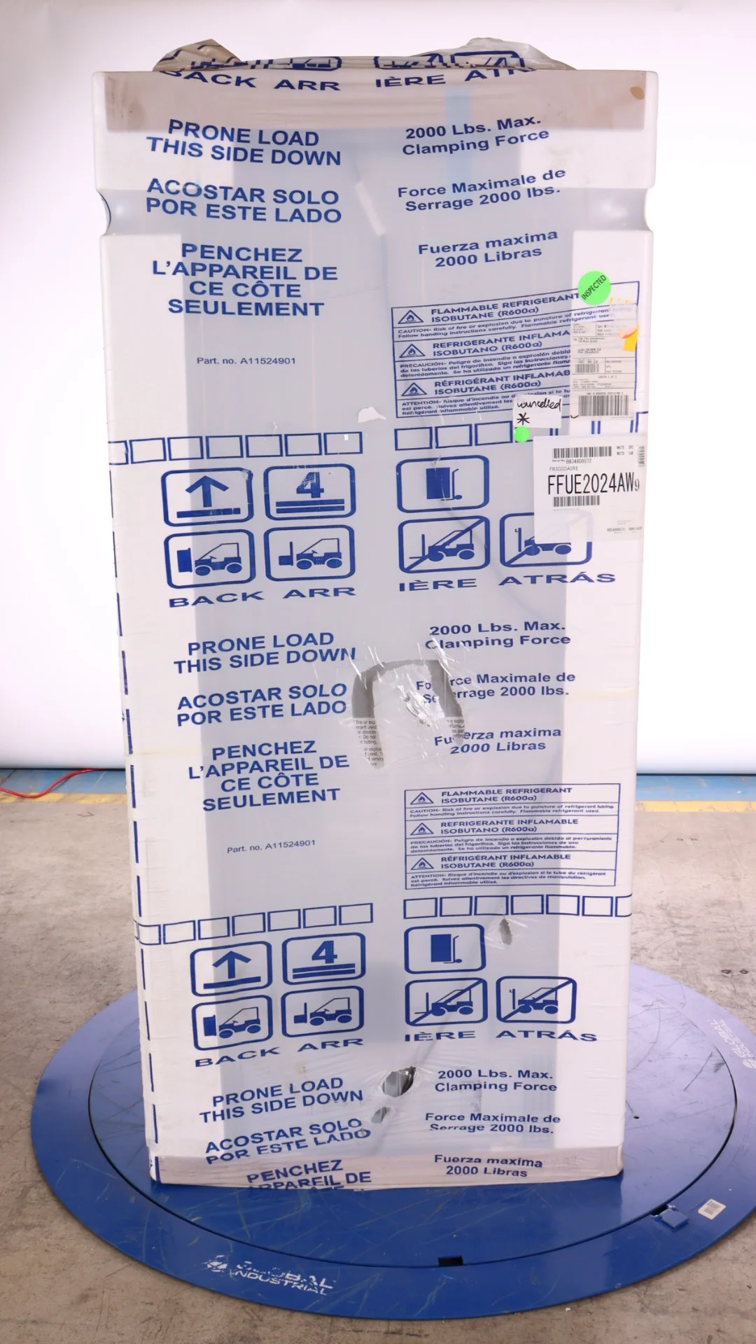 Frigidaire 20 cu ft. Upright Freezer with Auto-Close Doors - FFUE2024AW - Inhomebuy