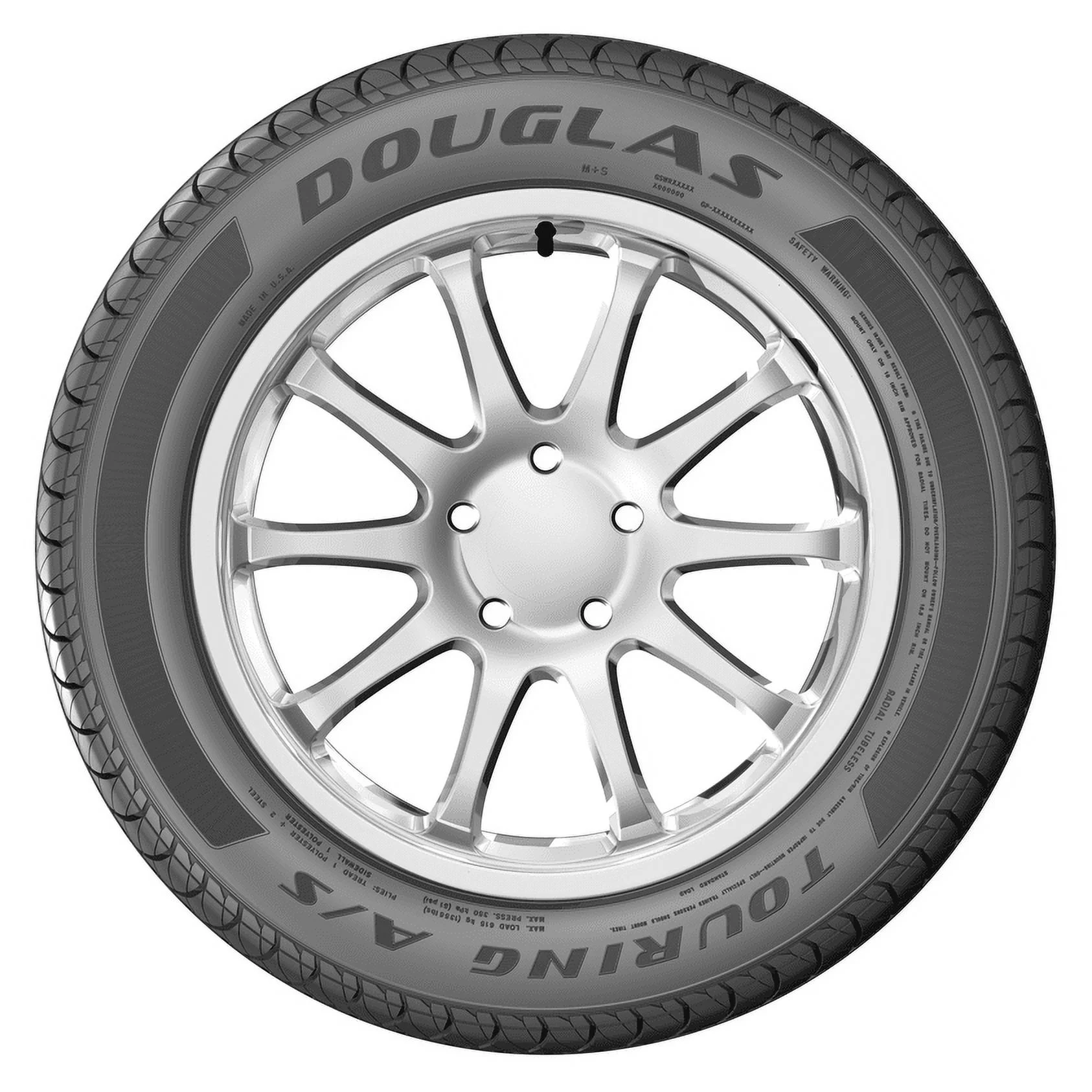 Douglas Touring A/S 205/50R17 93V All-Season Tire - Inhomebuy