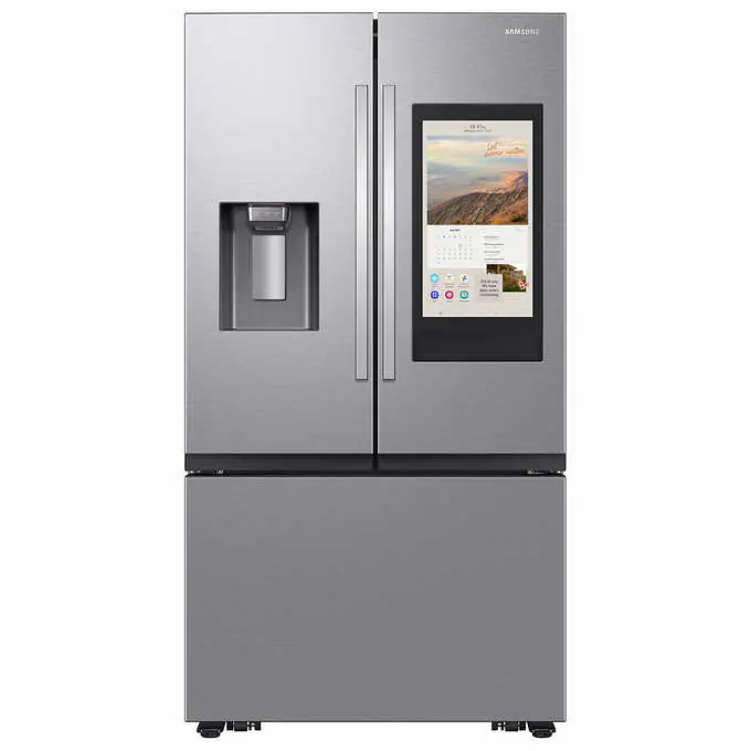 SAMSUNG 36 IN. 30 CU. FT. STAINLESS STEEL 3 DOOR FRENCH DOOR REFRIGERATOR WITH FAMILY HUB - RF32CG59 - Inhomebuy
