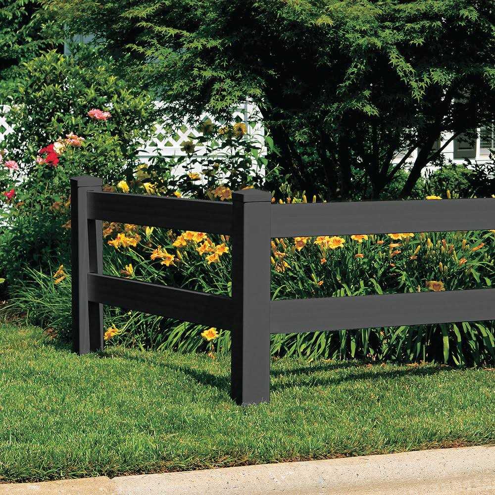 Outdoor Essentials Pro-Series 6 ft. H x 8 ft. W White Vinyl Lafayette Spaced Picket Fence Panel - Inhomebuy