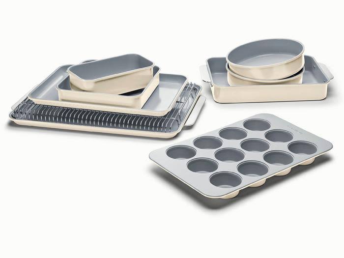 Caraway Complete Bakeware Set in Cream - Inhomebuy