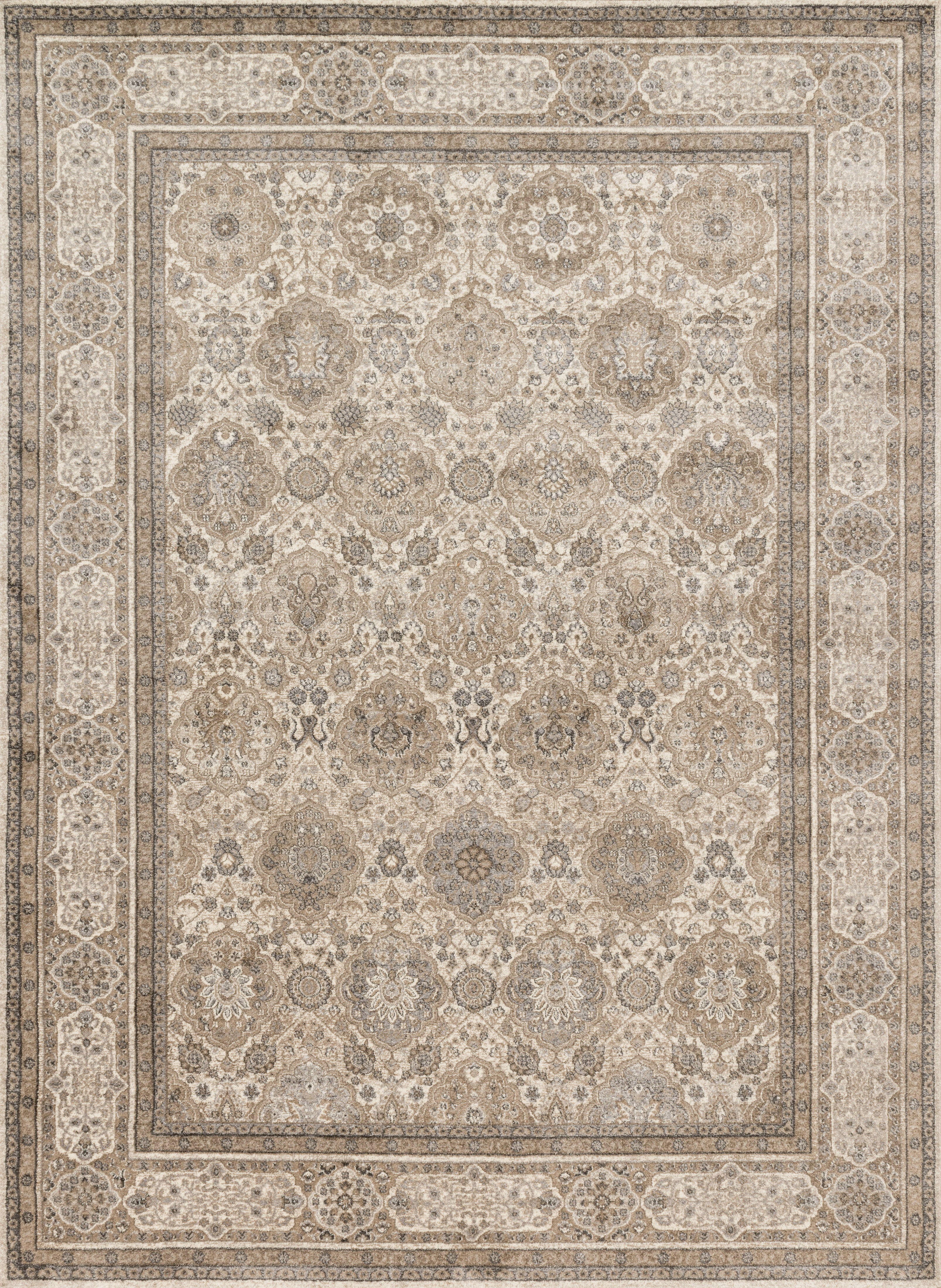 Loloi Rugs Century Collection Rug in Sand, Taupe - 7'10