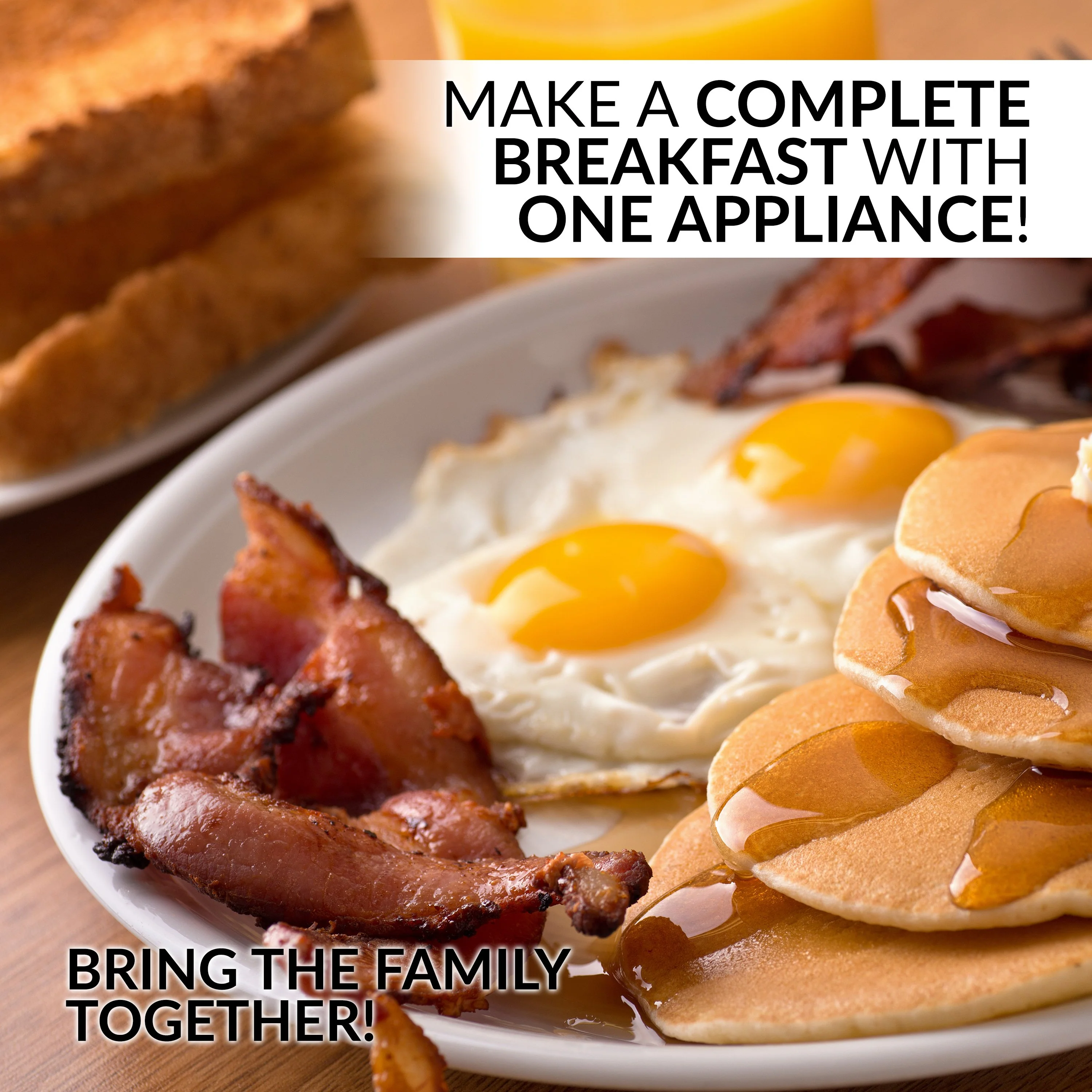 Retro 3-in-1 Breakfast Station, Aqua - Inhomebuy