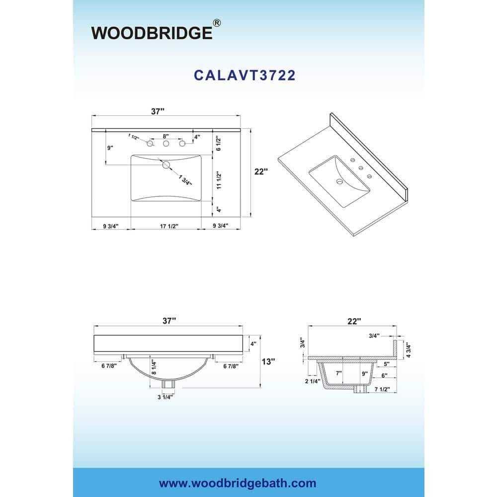 WOODBRIDGE 1-Piece 1.28GPF High Efficiency Dual Flush Elongated Toilet - Inhomebuy