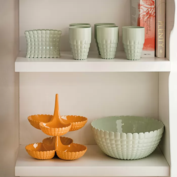 Tall Tumbler Tiffany Mauve green - Inhomebuy