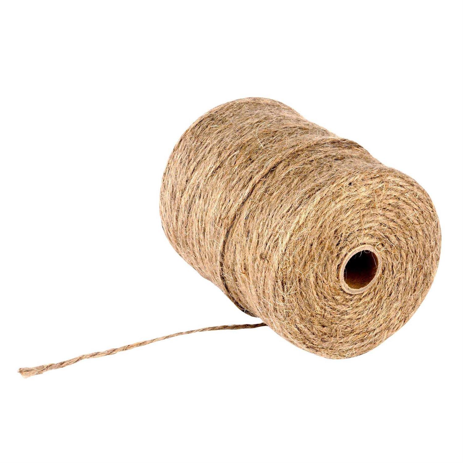 Natural Jute Rope Hemp Rope Strong Jute Twine for Crafts Gardening Hammock Decorating - Inhomebuy