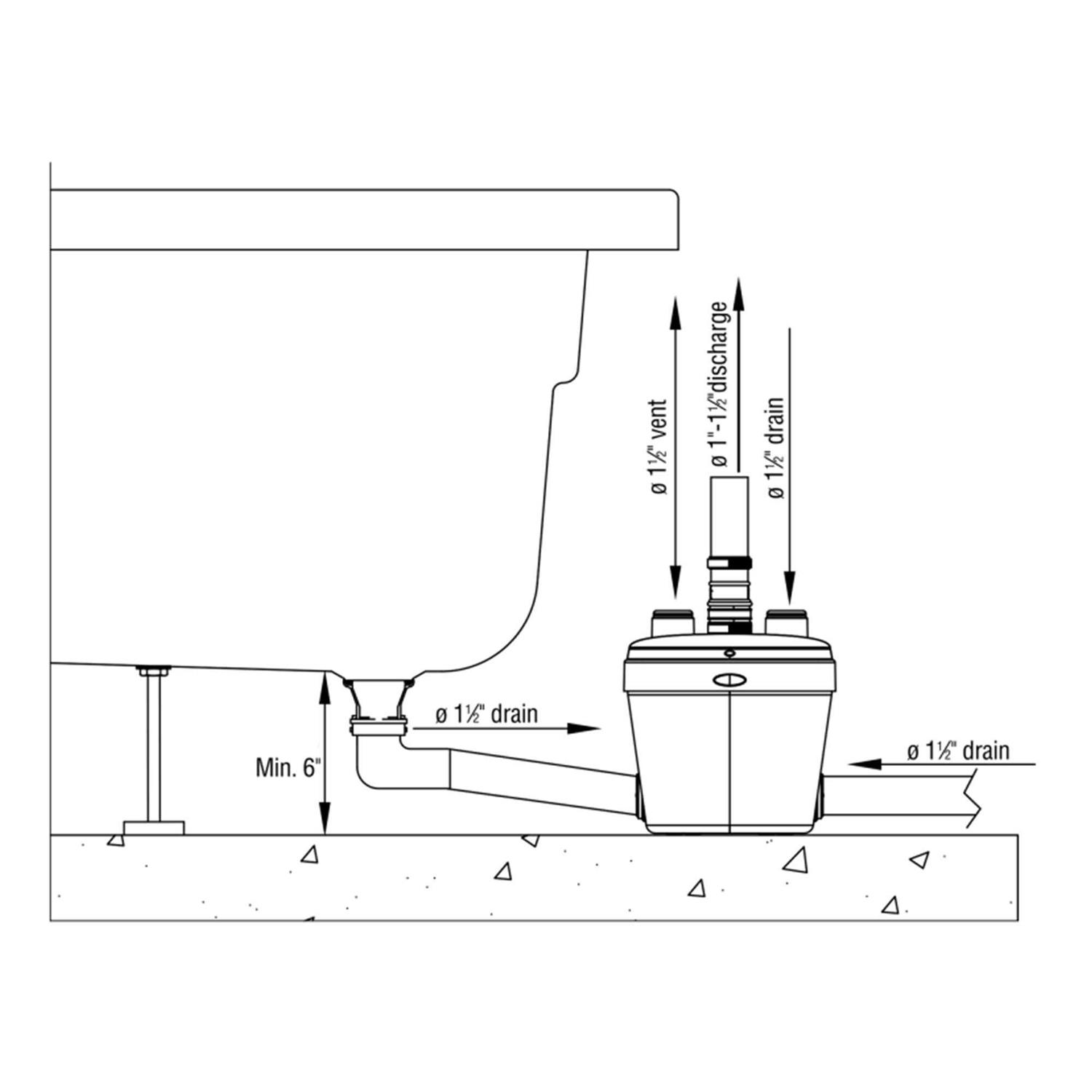 Saniflo Sanishower Drain Pump 010 - Inhomebuy