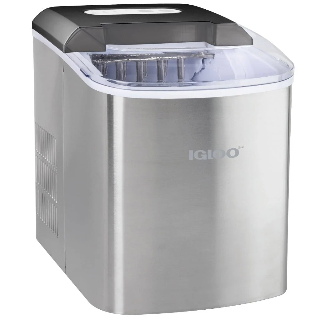 IGLOO® 26-Pound Automatic Portable Countertop Ice Maker Machine - Stainless Steel - Inhomebuy