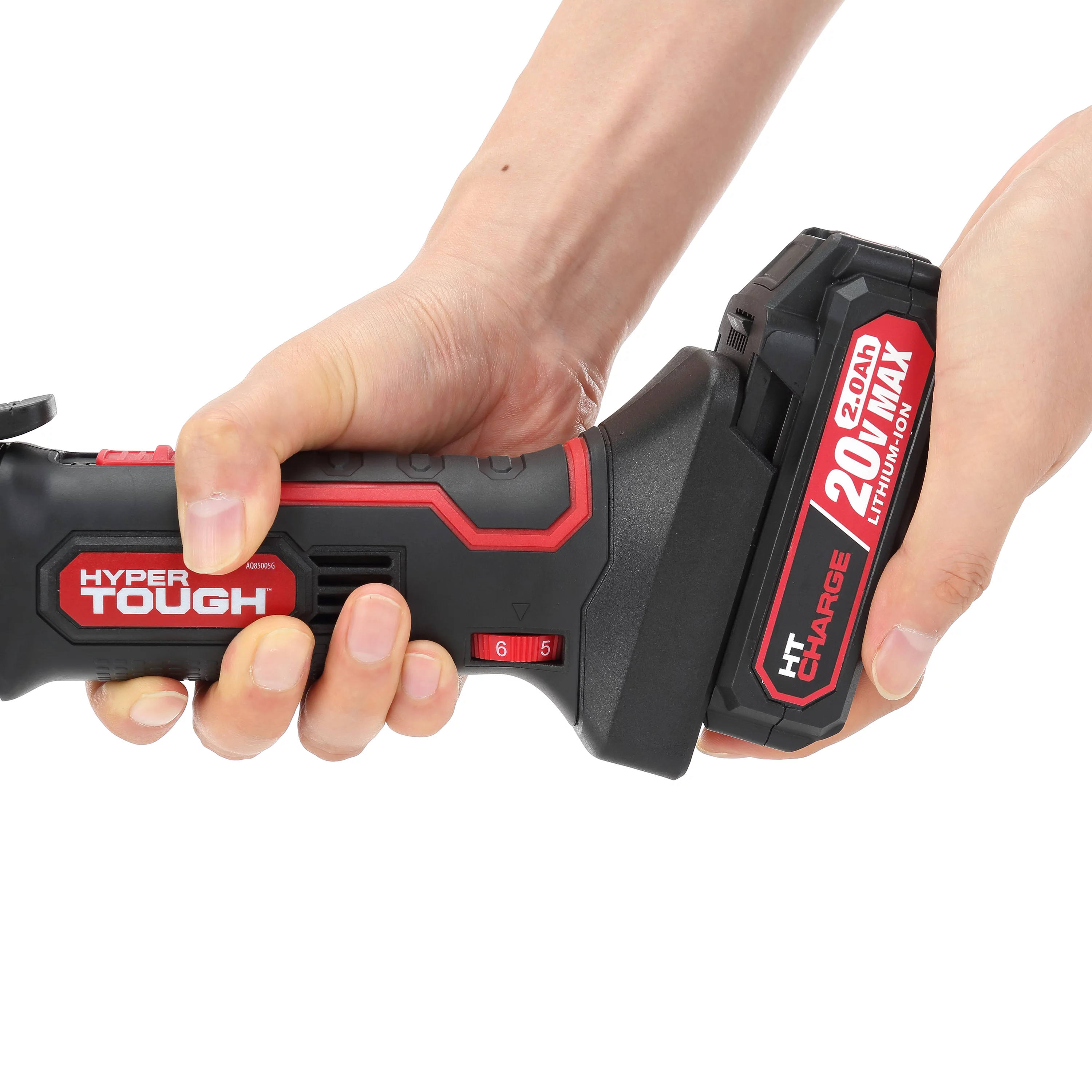Hyper Tough 20V Max Lithium-Ion Oscillating Power Tool with 2.0 Amp Hour Battery & Charger - Inhomebuy