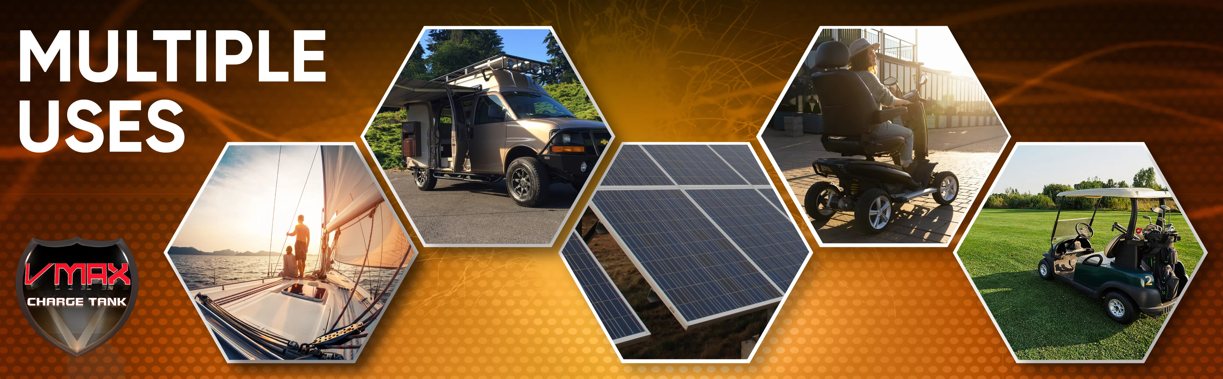 VMAX MR127-100 12V 100Ah AGM Deep Cycle Marine Battery for 12 Volt 45 Pound 45lb Thrust 12V Trolling Motors - Inhomebuy