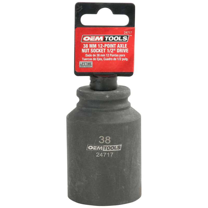 OEMTOOLS 24716 1/2 inch Drive 12 Pt. Axle Nut Socket - Inhomebuy