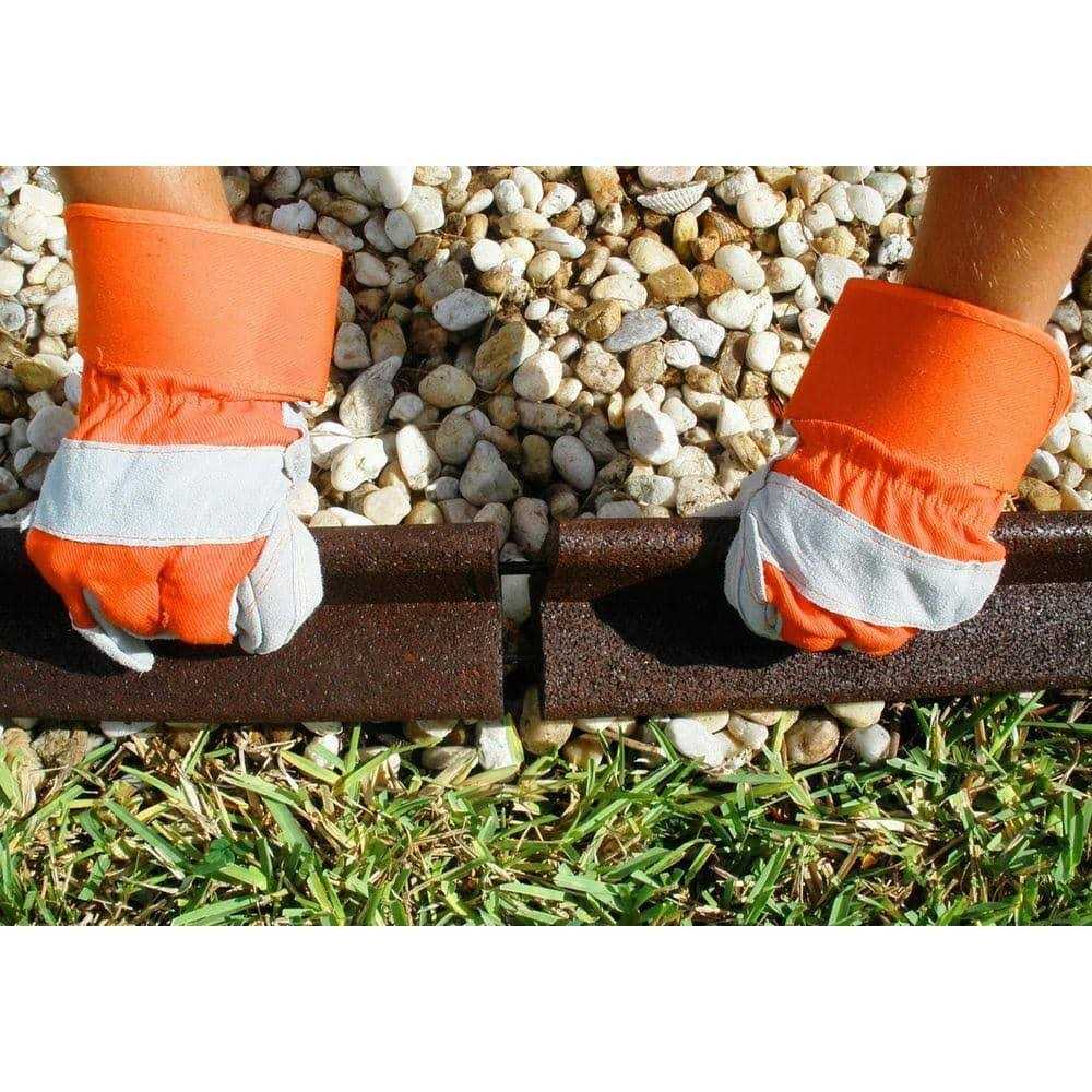 EcoBorder 4 ft Rubber Landscape Edging - Inhomebuy