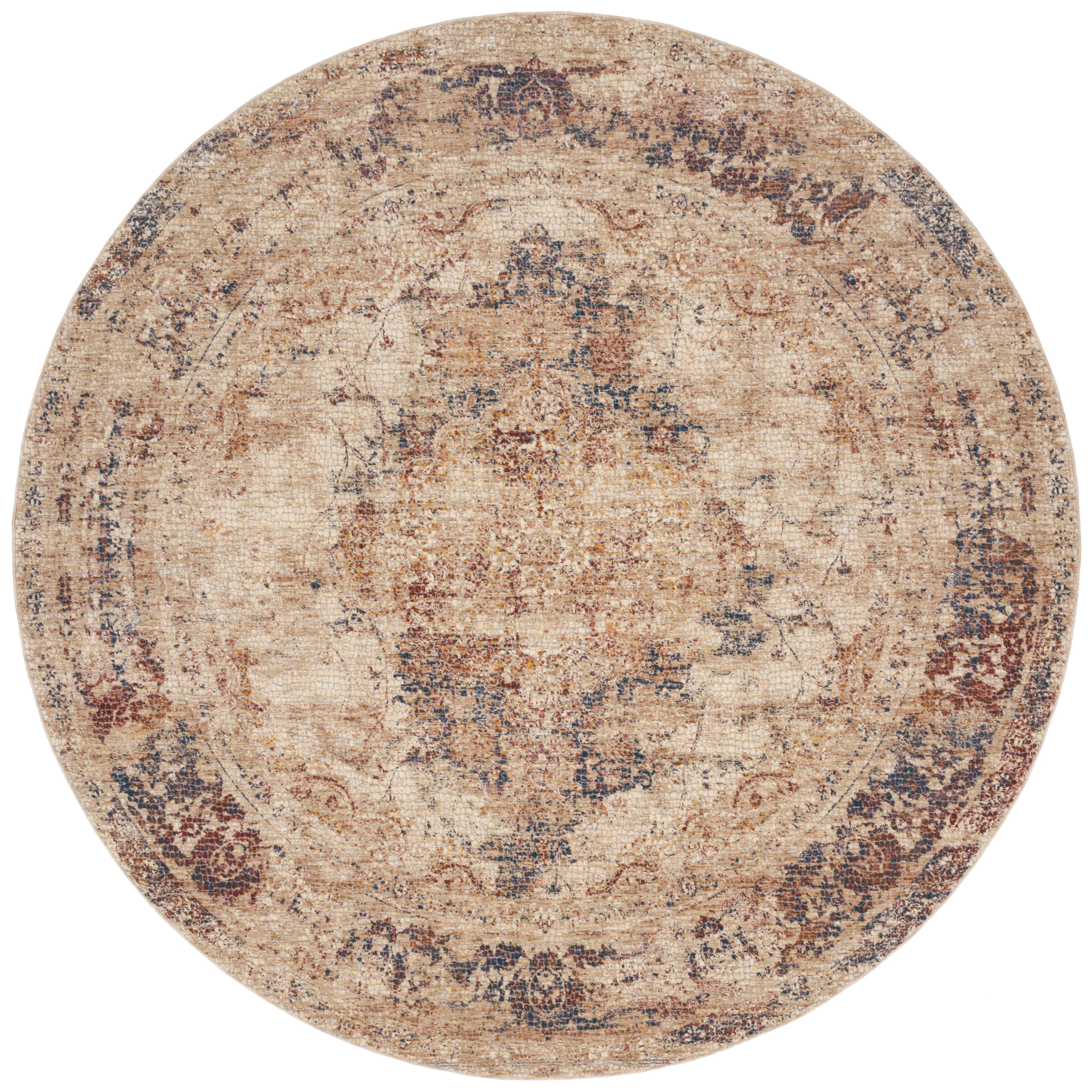 Loloi Rugs Porcia Collection Rug in Ivory, Ivory - 7'10