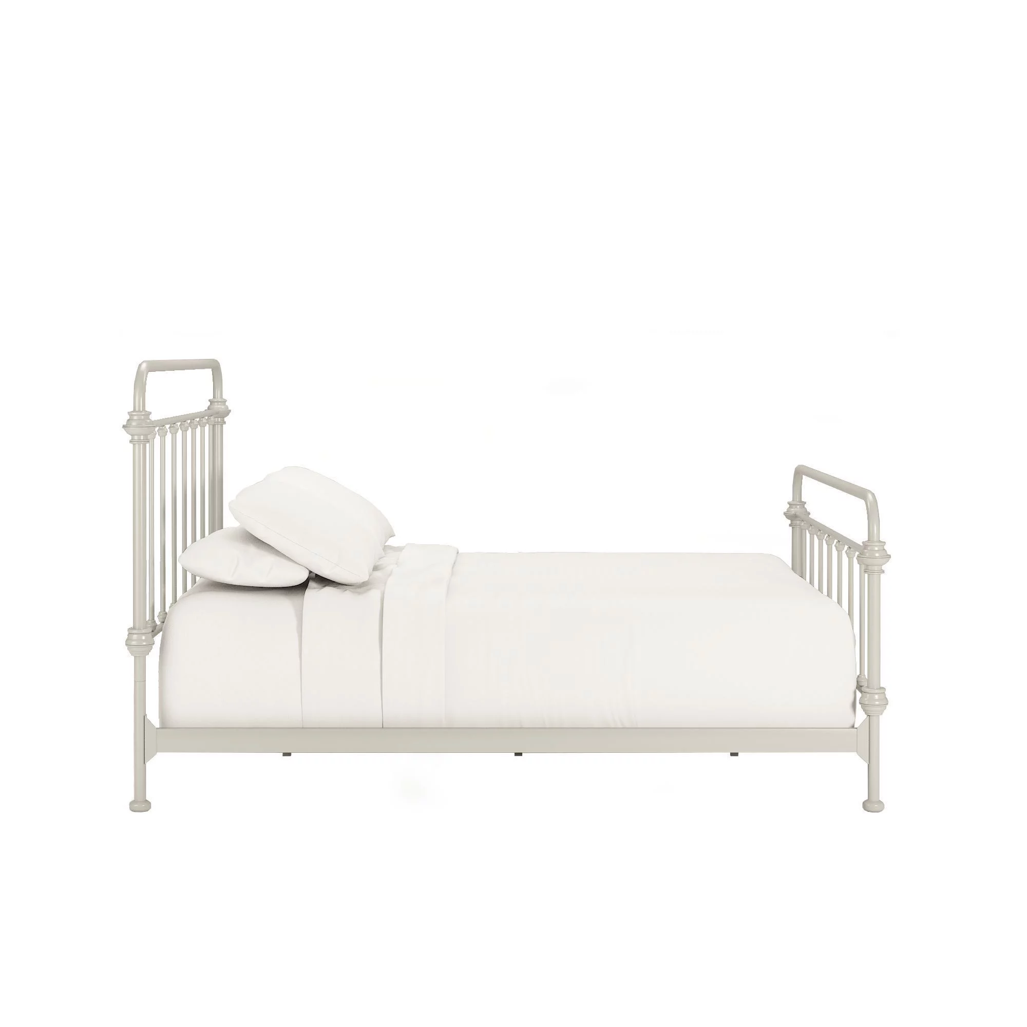Weston Home Nottingham Metal Twin Bed, Blue Steel - Inhomebuy
