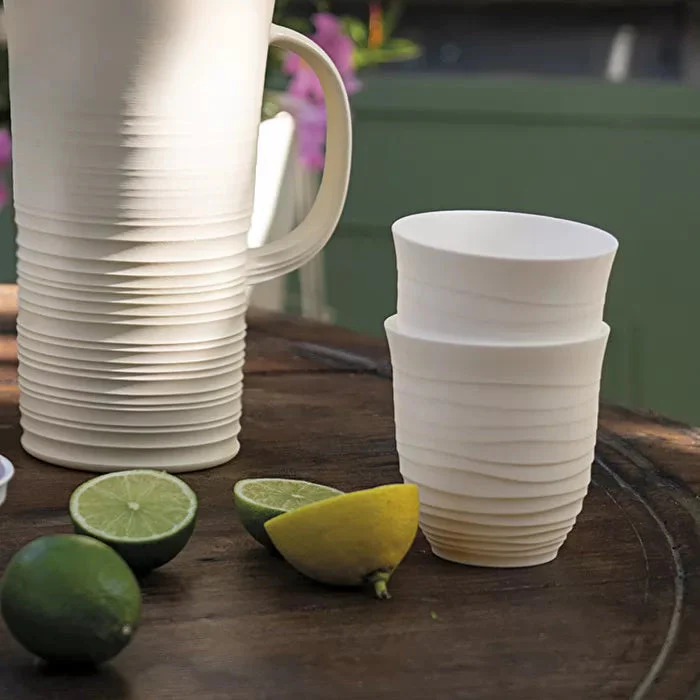 Set Of 6 Low Tumblers 'Tierra' - Inhomebuy