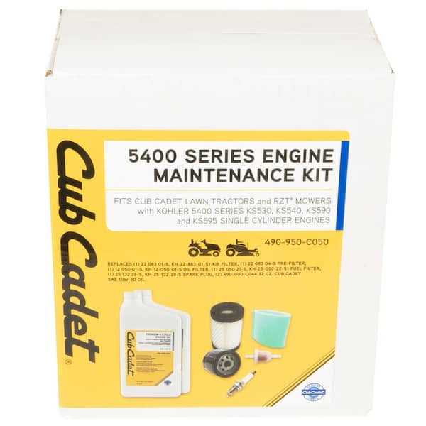 Cub Cadet 490-950-C042 Oil Change Kit for Cub Cadet Riding Mower with Kohler Engines - Inhomebuy