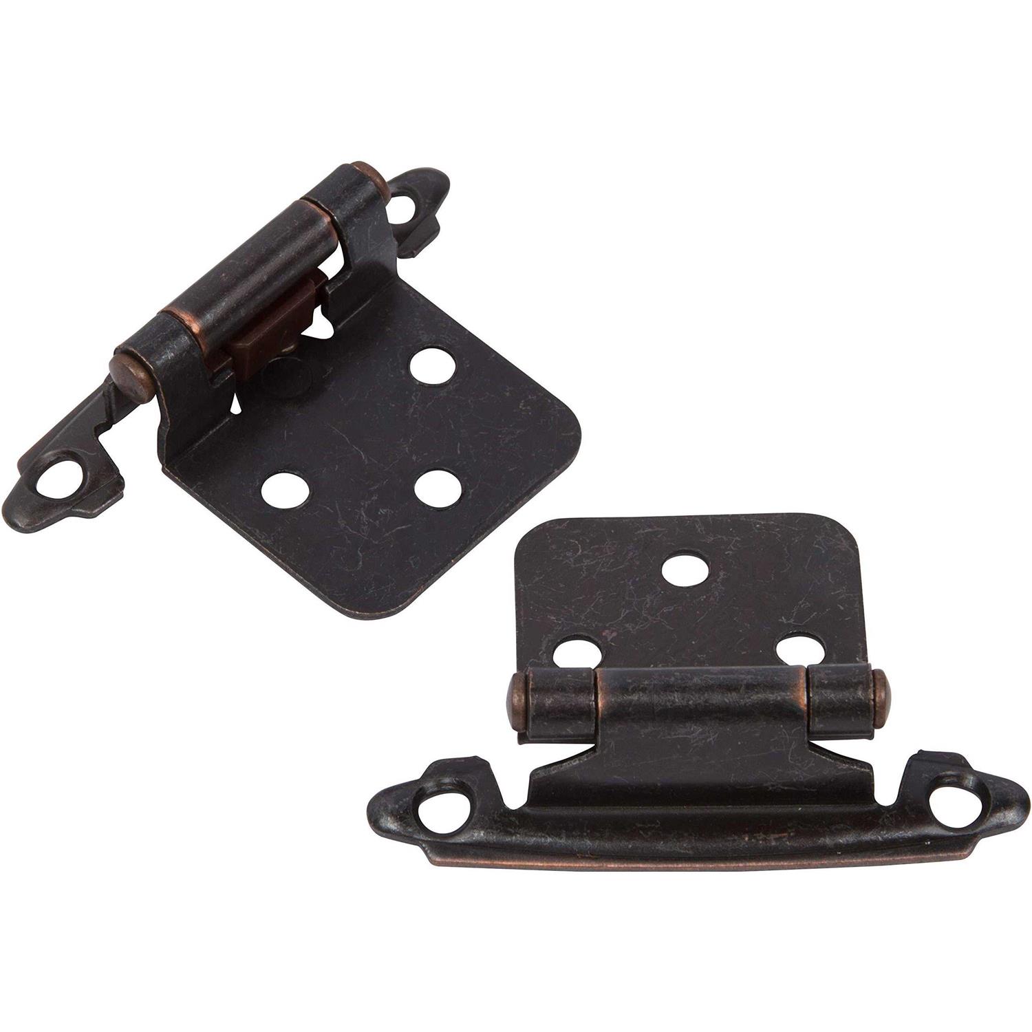 Decobasics 1/2 Overlay Semi Partial Wrap Around Kitchen Cabinet Hinges - Inhomebuy