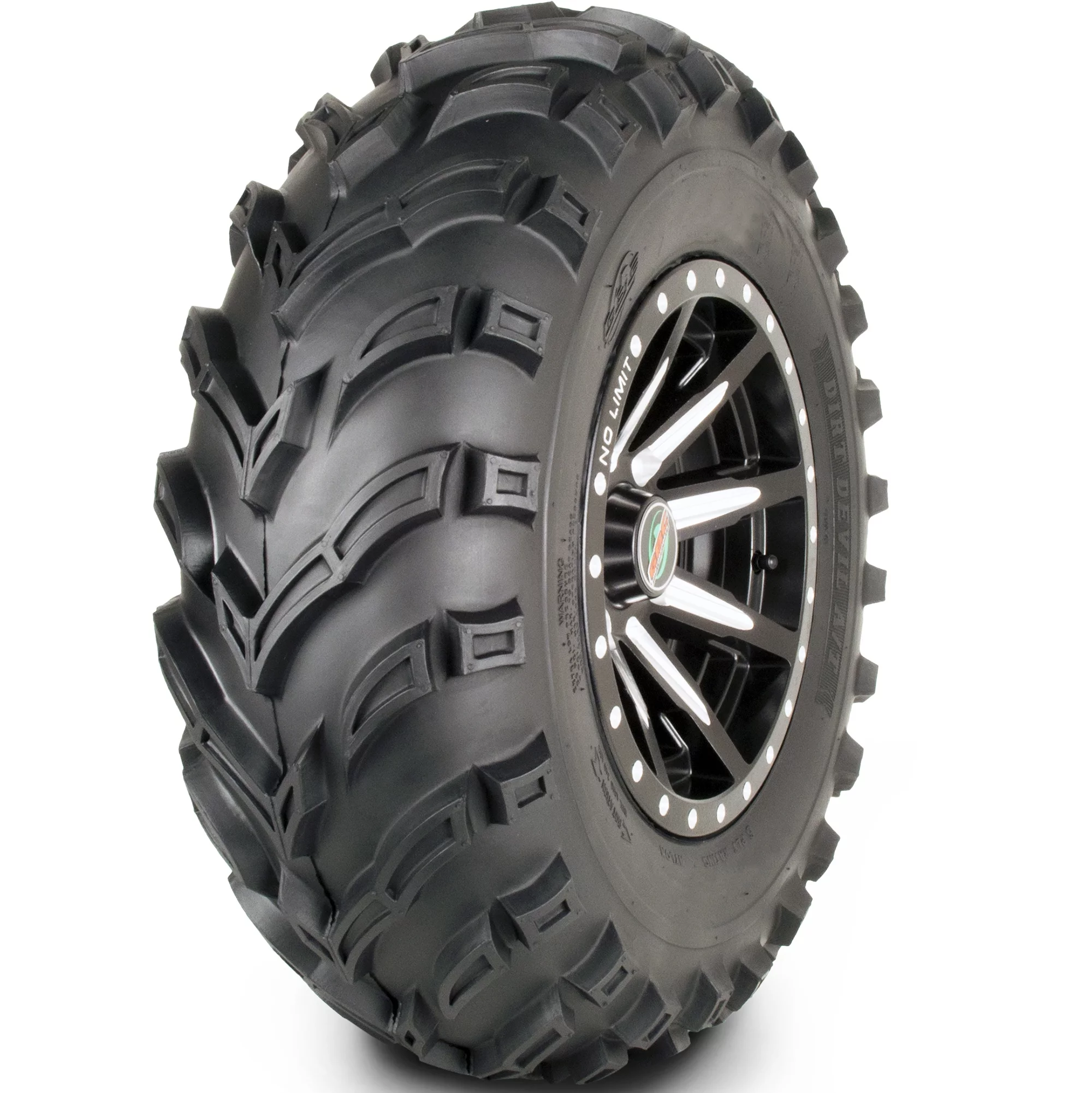 GBC Dirt Devil 25X12.00-10 6-Ply Rated All Terrain ATV Tire - Inhomebuy