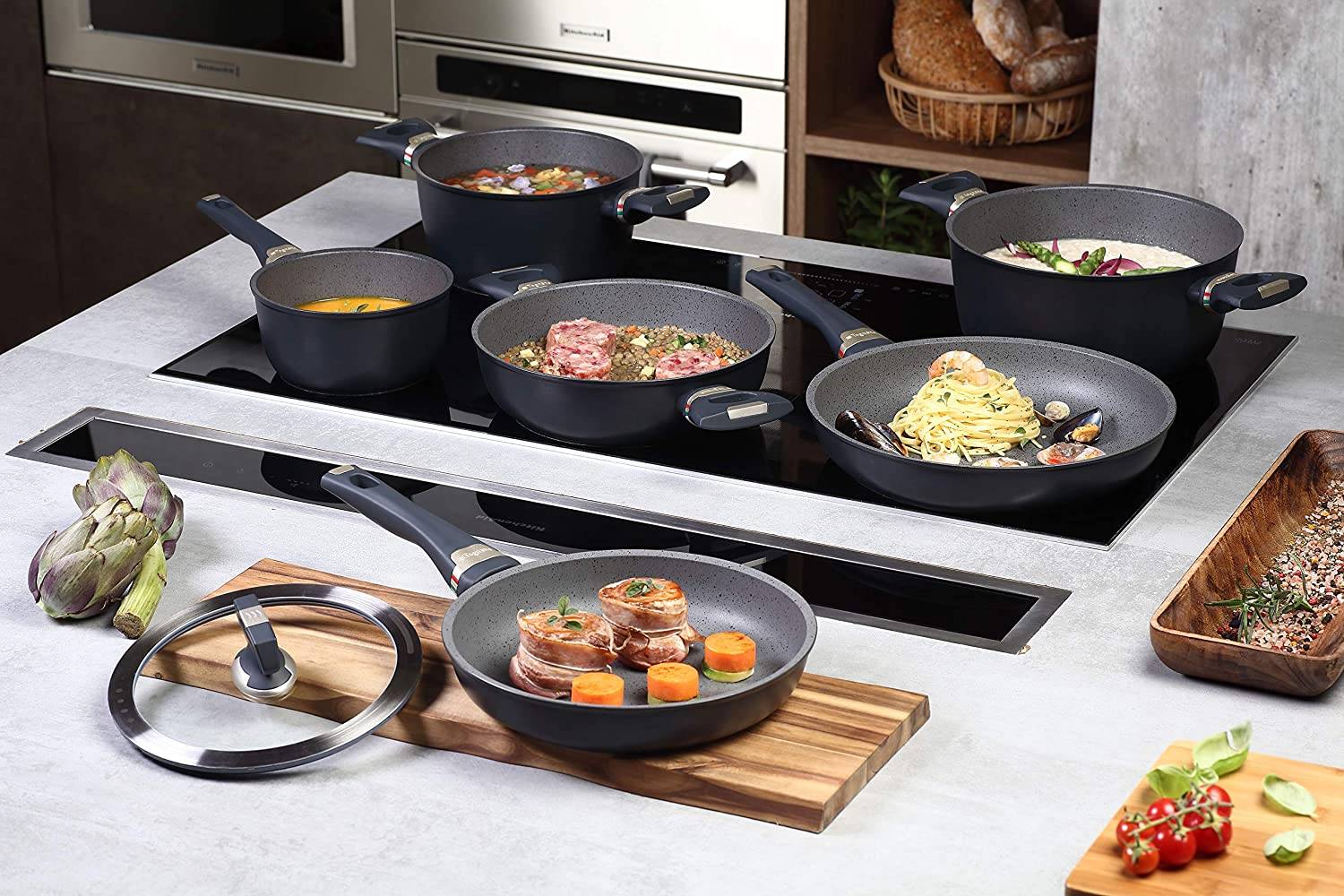 Italika Saucepan 2H  with Lid  28cm - Inhomebuy