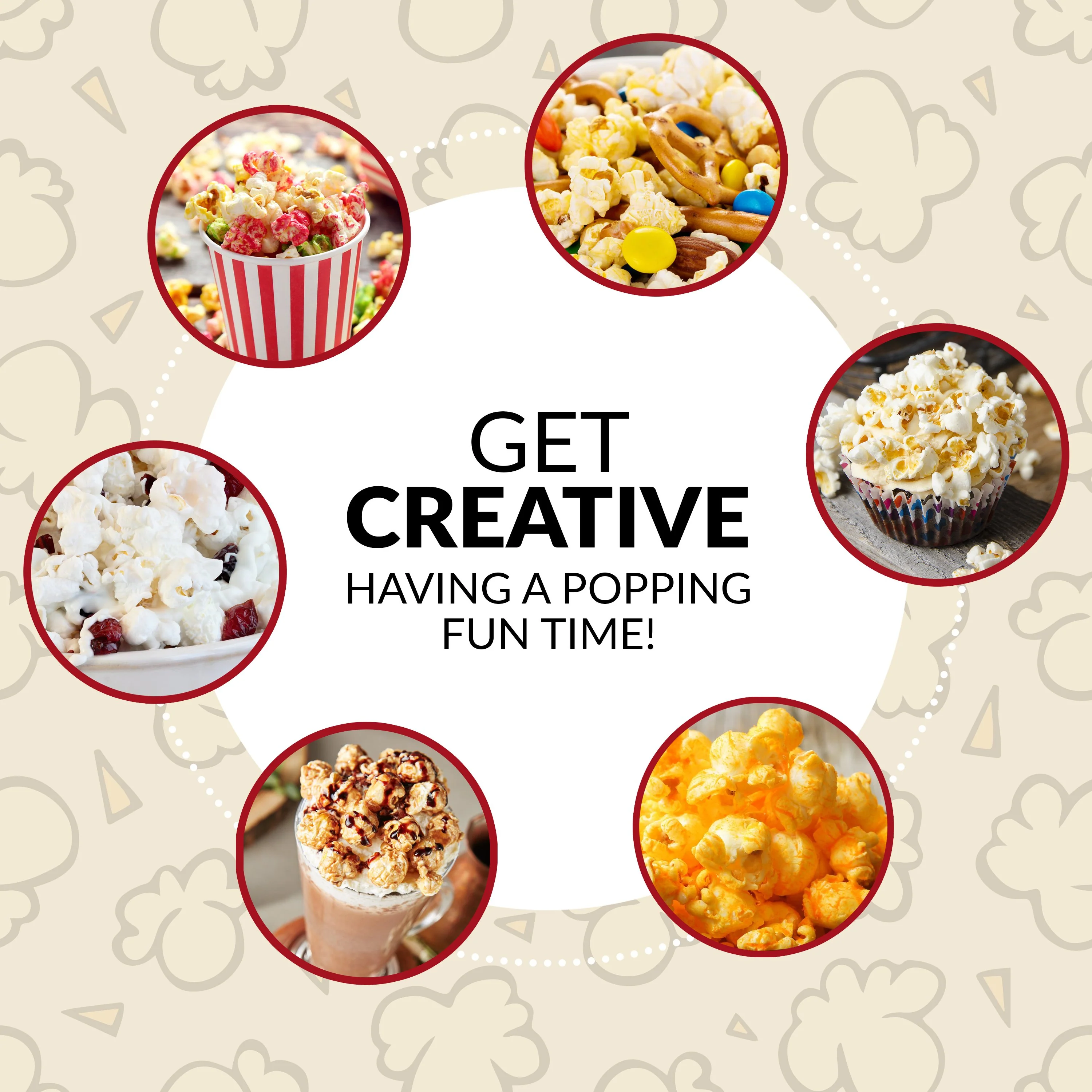 16-Cup Air-Pop Popcorn Maker, Red - Inhomebuy