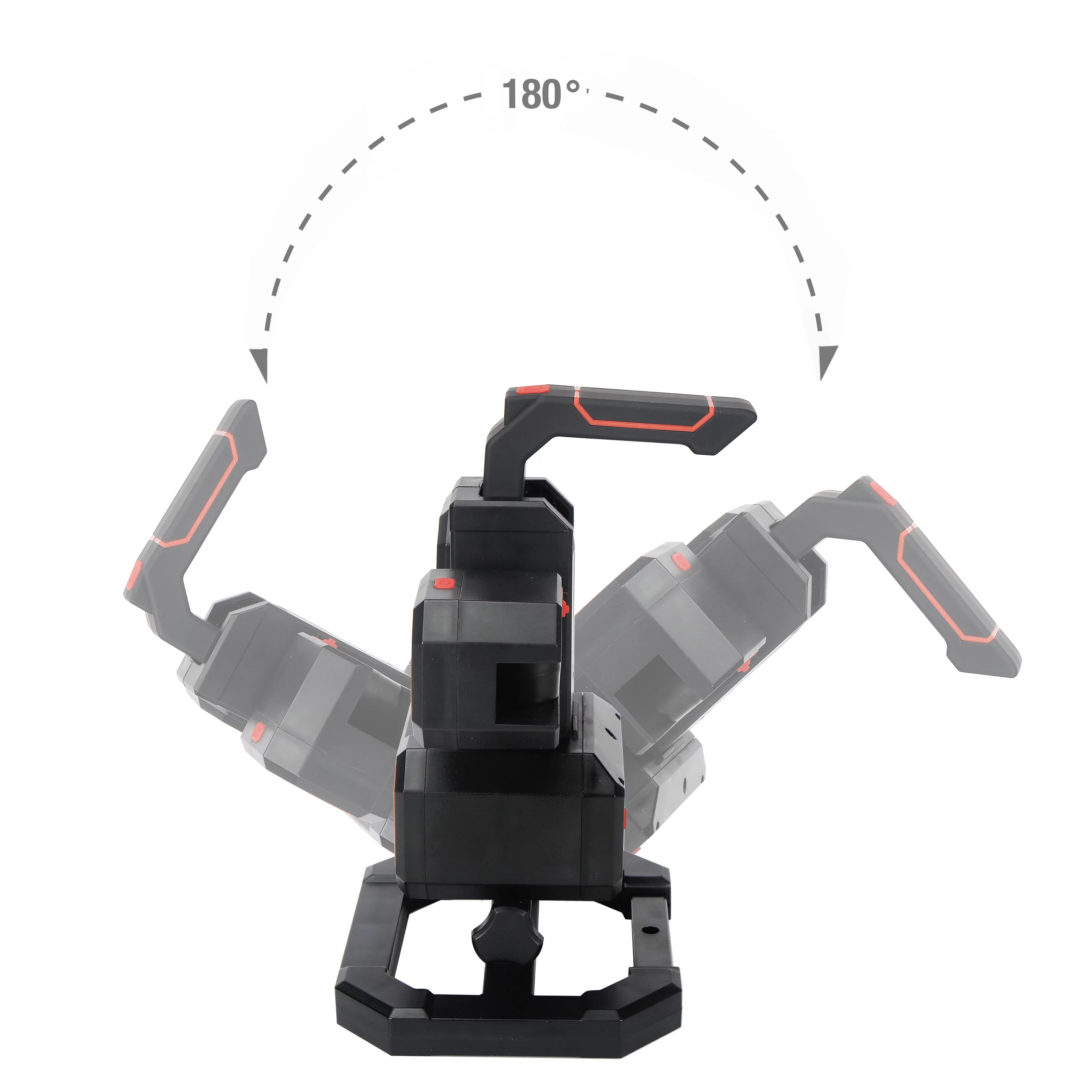 Hyper Tough 2000-Lumen LED Rechargeable Work Light & Detachable Spotlight - Inhomebuy