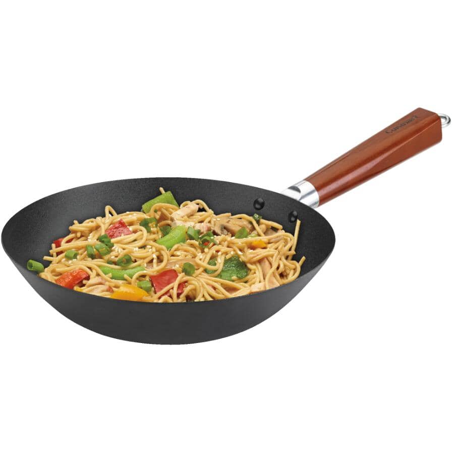 Cuisinart 11'' Wok Preseasoned Carbon Steel | CSW26-28C - Inhomebuy