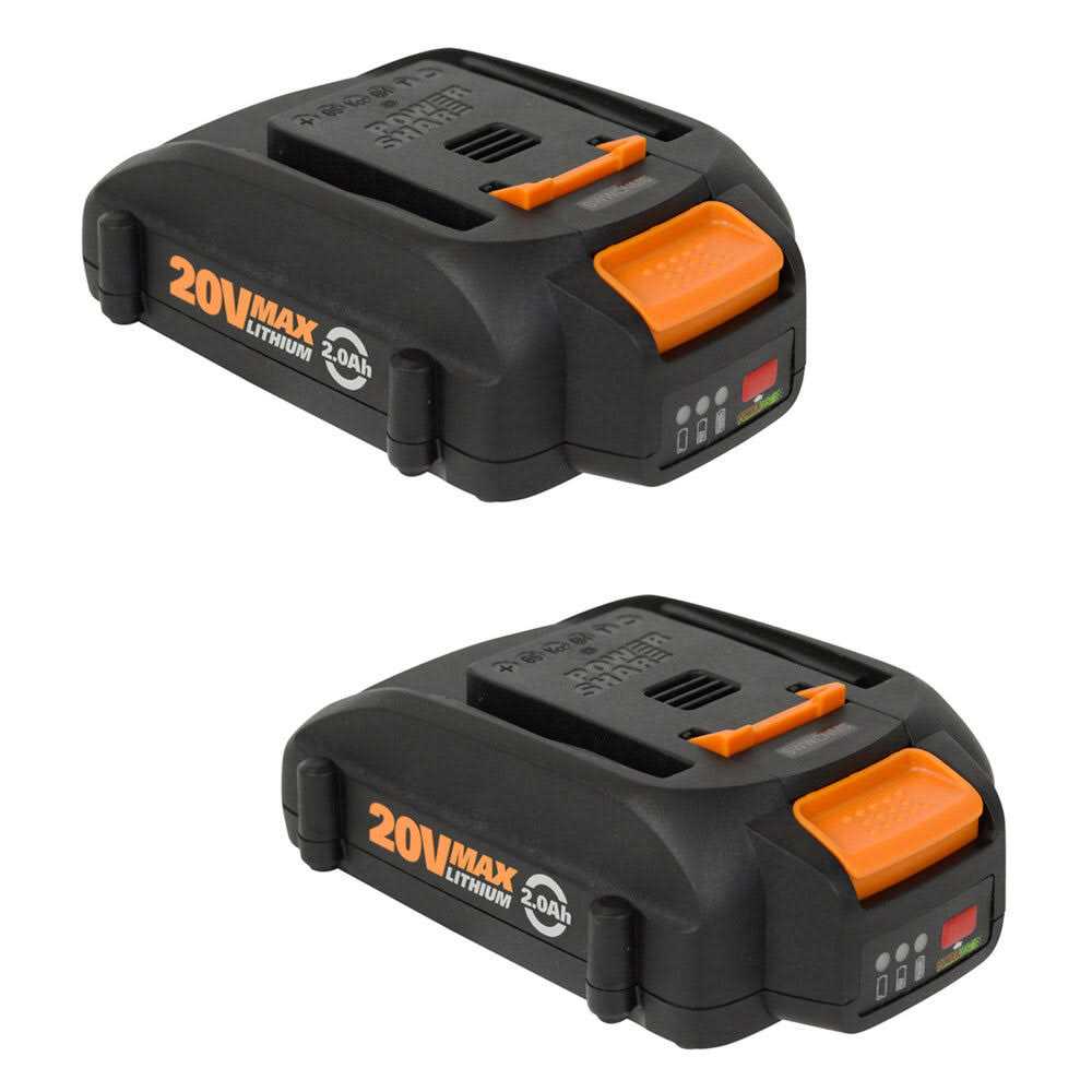 Worx 20V Lithium Battery 2.0Ah Wa3525 - Inhomebuy