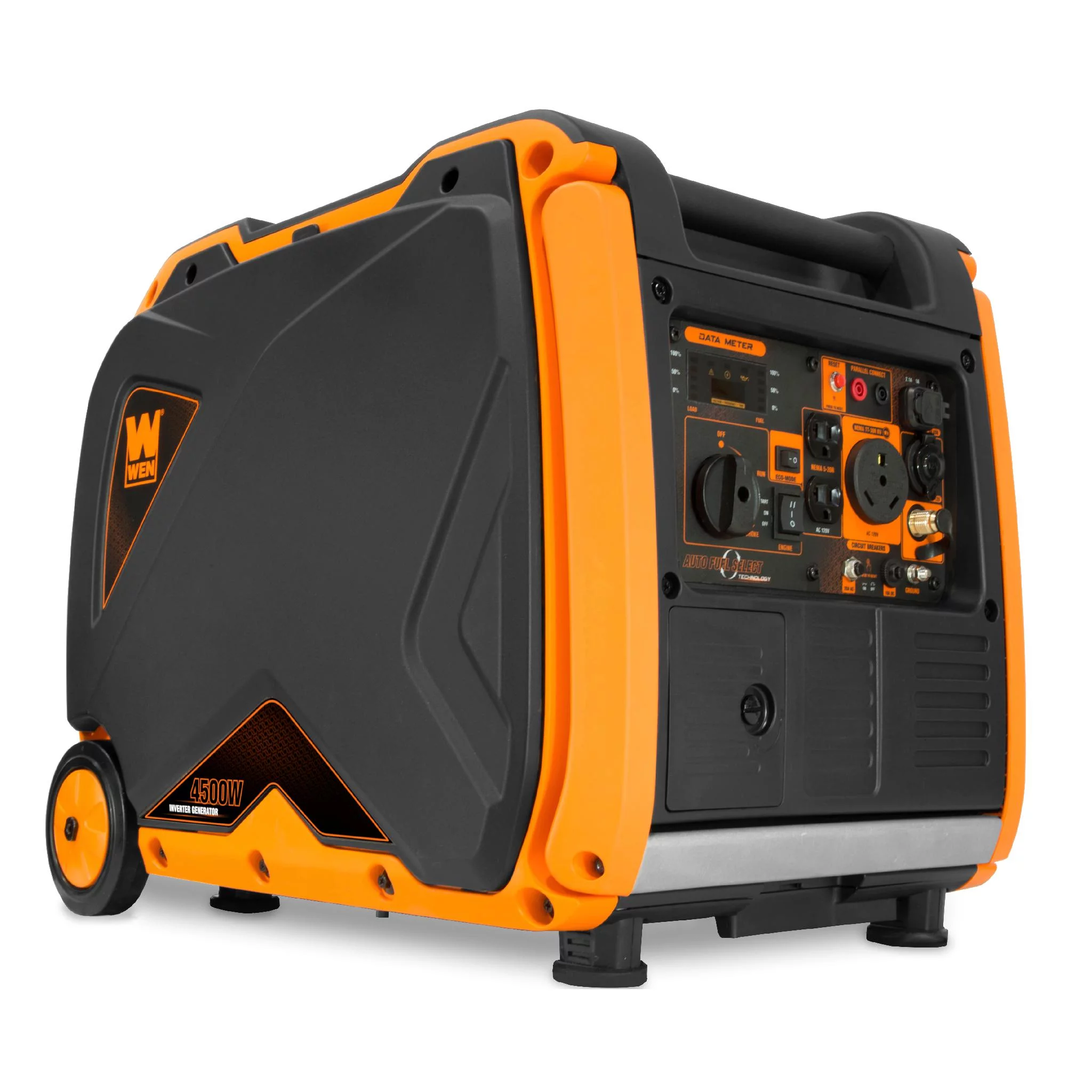 WEN Super Quiet 4500-Watt Electric Start Dual Fuel RV-Ready Portable Inverter Generator with Fuel Shut-Off - Inhomebuy