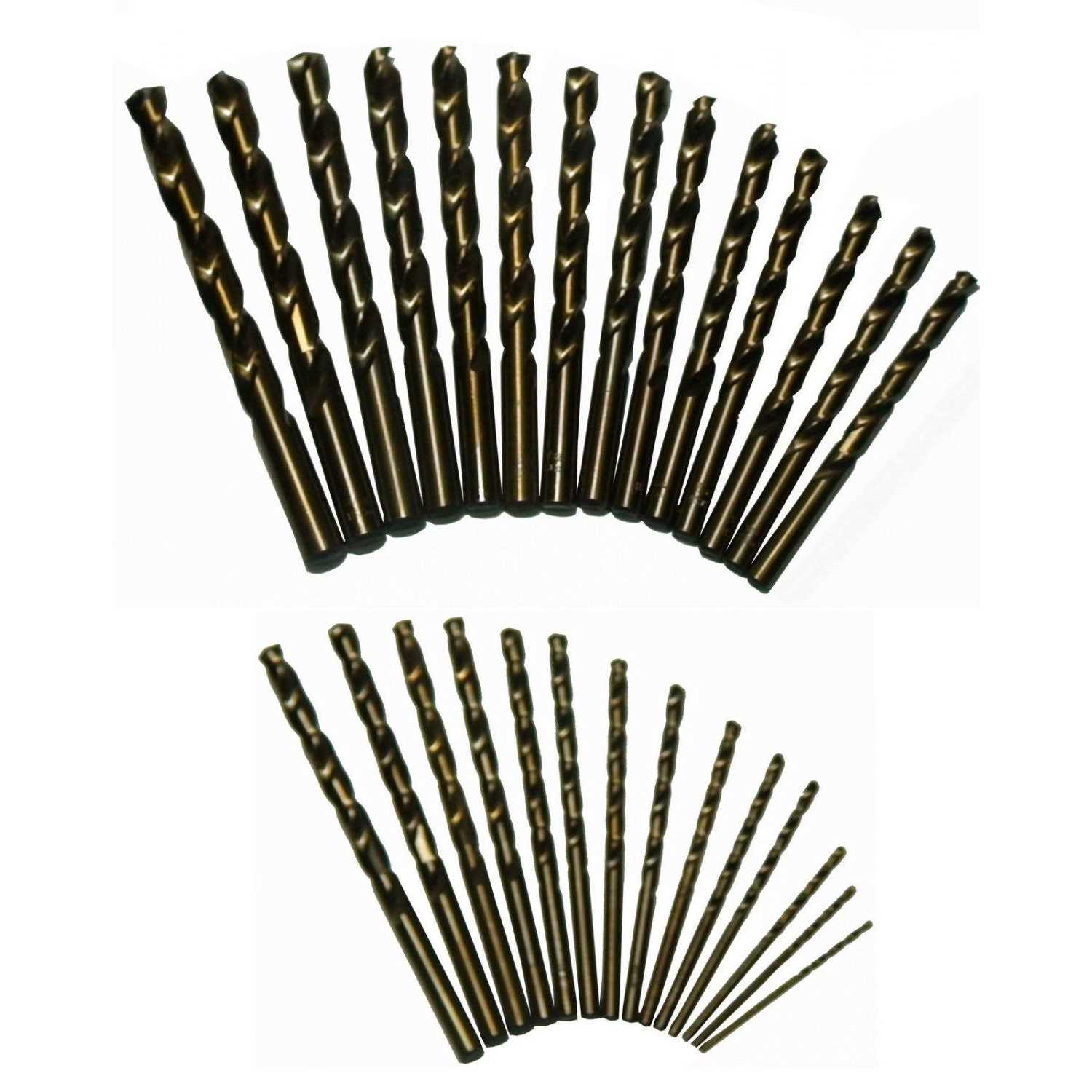Drill America Cobalt Jobber Drill Bit Set - Inhomebuy