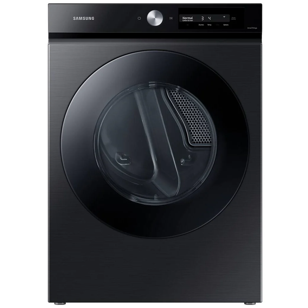 SAMSUNG BESPOKE 27 IN. 7.5 CU. FT. BLACK STAINLESS STEEL ELECTRIC DRYER WITH SUPER SPEED DRY - DVE46 - Inhomebuy