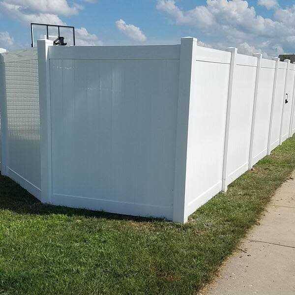 Weatherables 5 in. x 5 in. x Vinyl Fence Post - Inhomebuy