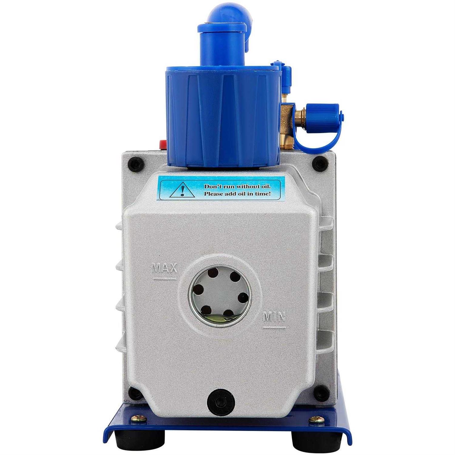 VEVOR Vacuum Chamber with Pump 5 Gallon Chamber 5 Single Stage Rotary Vane Vacuum Pump - Inhomebuy