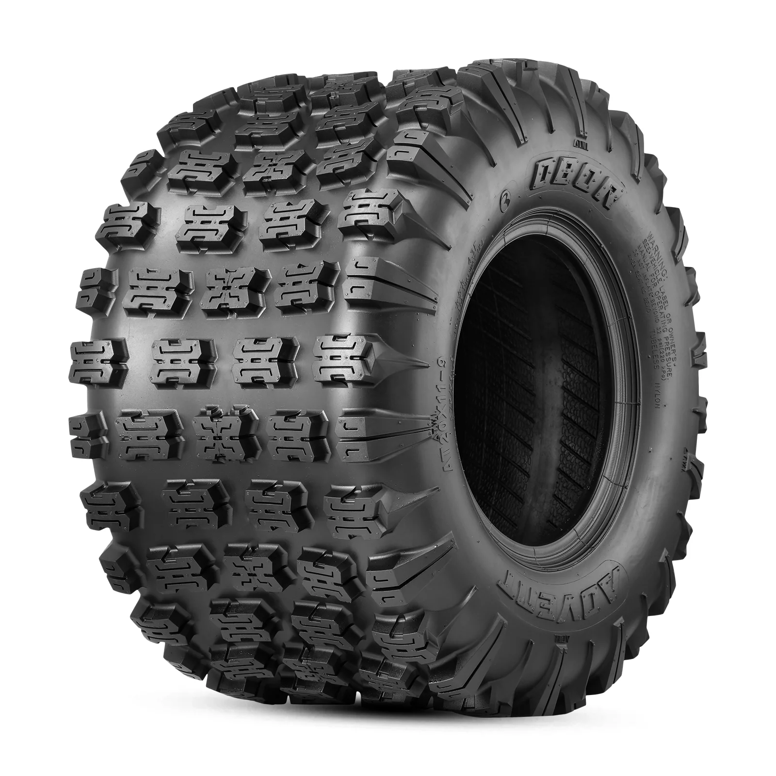 OBOR Advent 20x11-9 20x11x9  ATV Tires 6 Ply GNCC TiresAll Terrain Race Tires Set of 2 - Inhomebuy