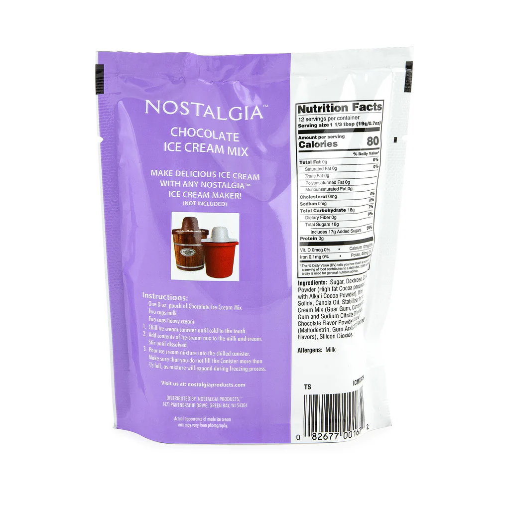 New 2-Quart Homemade Premium Ice Cream Starter Mix (8-Pack) - Inhomebuy