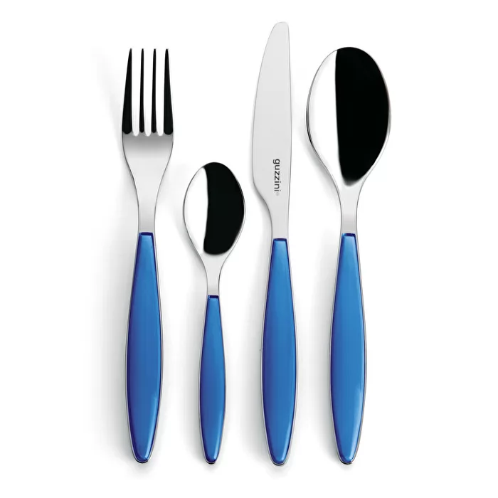 24-Piece Cutlery Set Feeling- Blue - Inhomebuy